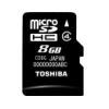   Toshiba microSDHC Class 4 8Gb